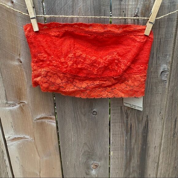Free people Intimately FP Lace Bandeau Bralette xs - Picture 1 of 5